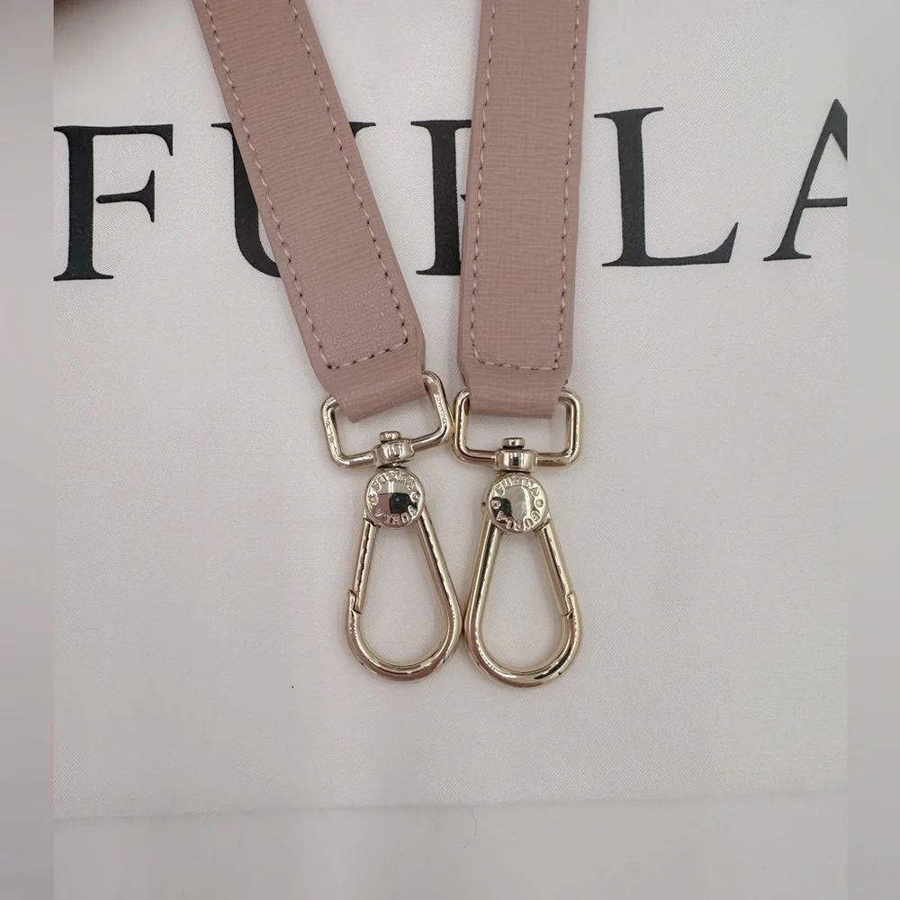NWOT Furla Julia Pink Studded Bag
